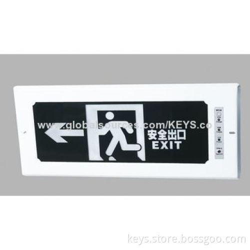 3W Embedded LED Exit Sign Fire, Emergency Green Lights
